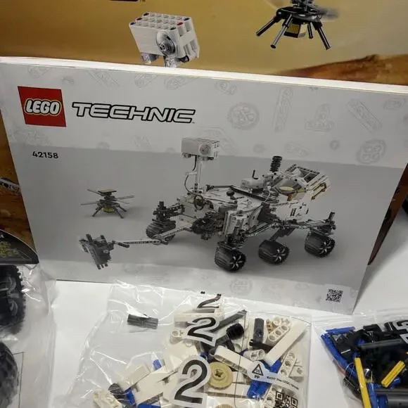 LEGO TECHNIC: NASA Mars Rover Perseverance (42158) Open Box Sealed Bags Complete - Picture 3 of 14